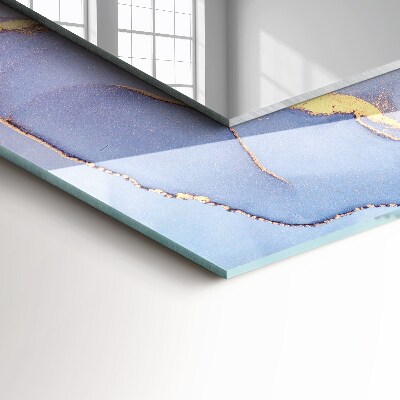 Miroir rectangulaire avec décoration Aquarelle abstraite