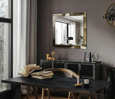 Miroir rectangulaire imprimé Formes géométriques