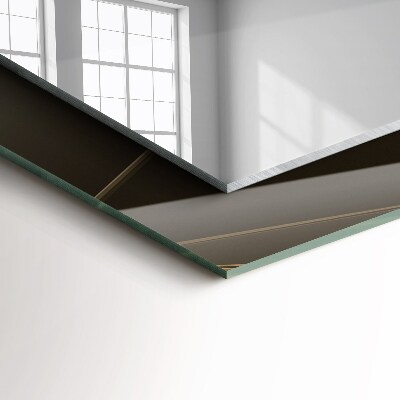 Miroir rectangulaire imprimé Formes géométriques