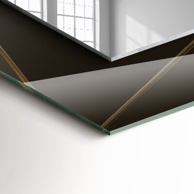 Miroir rectangulaire imprimé Formes géométriques