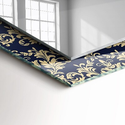 Miroir rectangulaire imprimé Motif de papier peint victorien