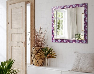 Miroir rectangulaire avec décoration Lettrage d'étoiles de licornes