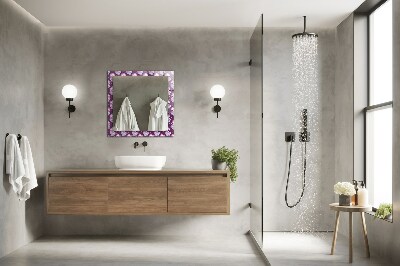 Miroir rectangulaire avec décoration Lettrage d'étoiles de licornes