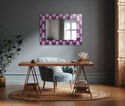 Miroir rectangulaire avec décoration Lettrage d'étoiles de licornes