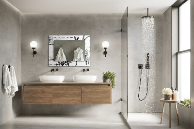 Miroir rectangulaire imprimé Motifs modernes abstraits