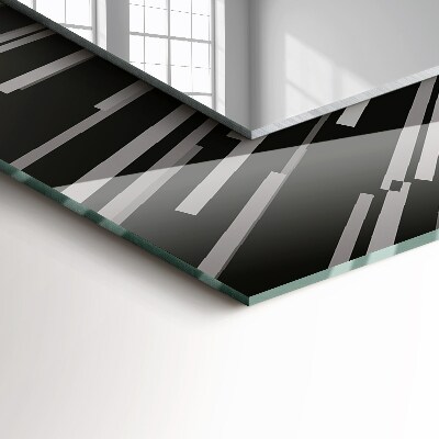 Miroir rectangulaire imprimé Effet de la vitesse de la lumière