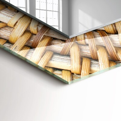 Miroir rectangulaire avec décoration Acacia