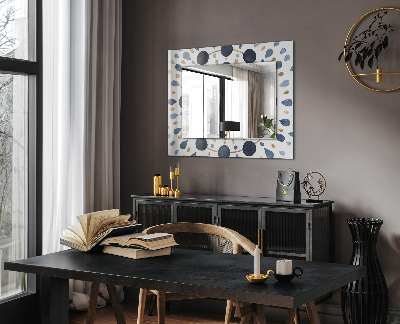 Miroir rectangulaire avec décoration Motif de mandala abstrait