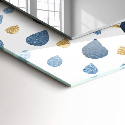 Miroir rectangulaire avec décoration Motif de mandala abstrait