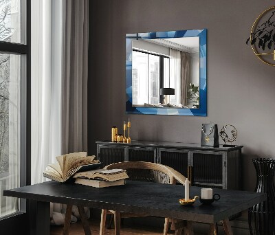 Miroir rectangulaire avec décoration Tunnel abstrait