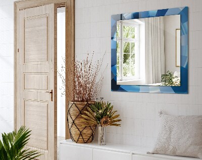 Miroir rectangulaire avec décoration Tunnel abstrait