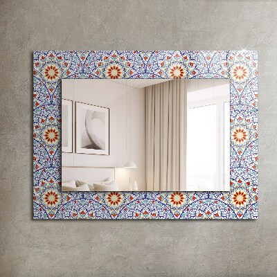 Miroir rectangulaire imprimé Mandalas