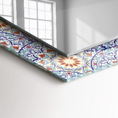 Miroir rectangulaire imprimé Mandalas