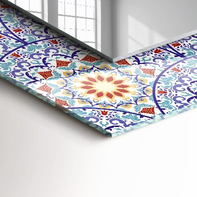 Miroir rectangulaire imprimé Mandalas