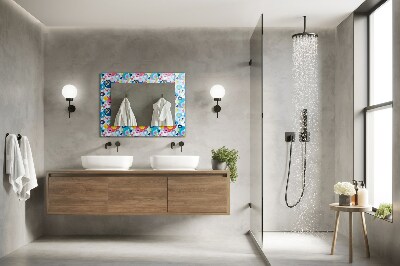 Miroir rectangulaire imprimé Motifs abstraits colorés
