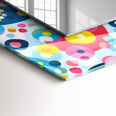 Miroir rectangulaire imprimé Motifs abstraits colorés