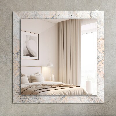 Miroir rectangulaire imprimé Carreaux à motifs