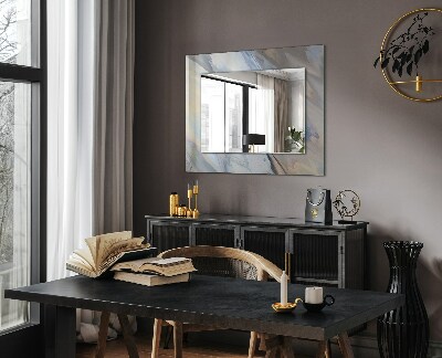 Miroir rectangulaire avec décoration Motifs abstraits colorés