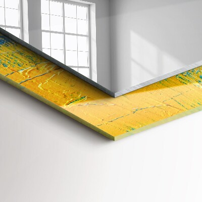 Miroir rectangulaire imprimé Peinture à l'huile abstraite