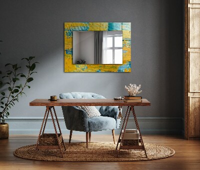 Miroir rectangulaire imprimé Peinture à l'huile abstraite