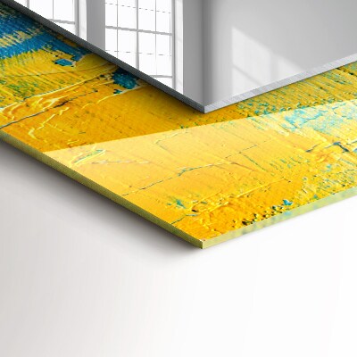 Miroir rectangulaire imprimé Peinture à l'huile abstraite
