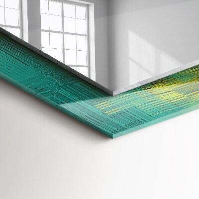 Miroir rectangulaire imprimé Composition abstraite en couleurs