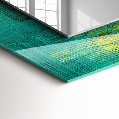 Miroir rectangulaire imprimé Composition abstraite en couleurs