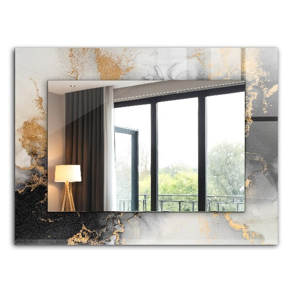 Miroir rectangulaire imprimé Art moderne abstrait