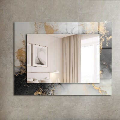 Miroir rectangulaire imprimé Art moderne abstrait