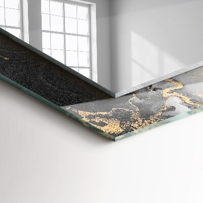 Miroir rectangulaire imprimé Art moderne abstrait