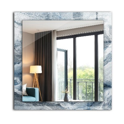 Miroir rectangulaire imprimé Marbre en nuances