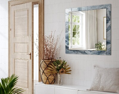 Miroir rectangulaire imprimé Marbre en nuances
