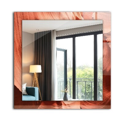 Miroir rectangulaire avec décoration Rochers du canyon du désert