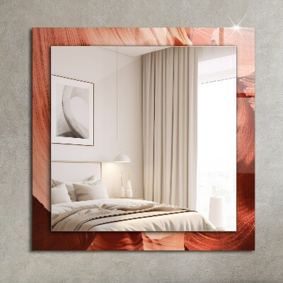 Miroir rectangulaire avec décoration Rochers du canyon du désert