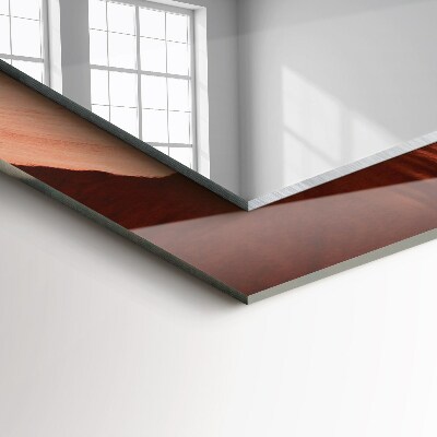 Miroir rectangulaire avec décoration Rochers du canyon du désert