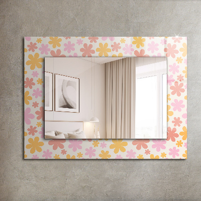 Miroir rectangulaire imprimé Motif floral