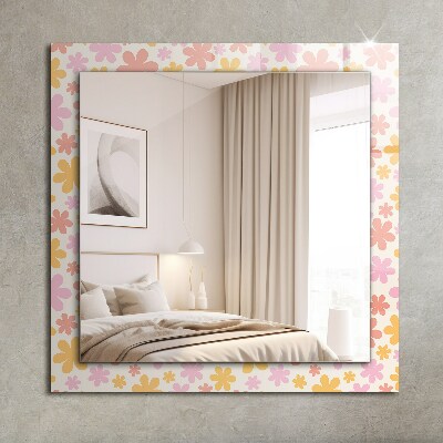 Miroir rectangulaire imprimé Motif floral
