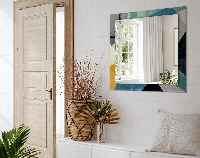 Miroir rectangulaire imprimé Motifs abstraits colorés