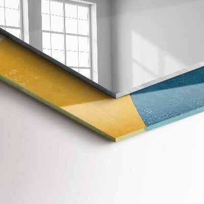 Miroir rectangulaire imprimé Motifs abstraits colorés