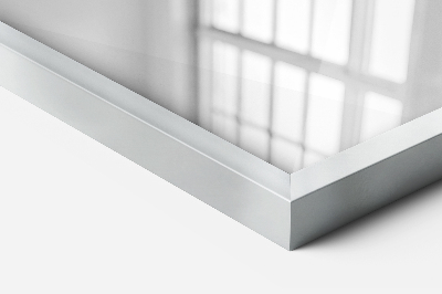 Miroir rectangulaire Cadre argent suspendu