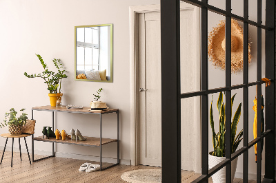 Miroir rectangulaire Cadre doré décoratif mural