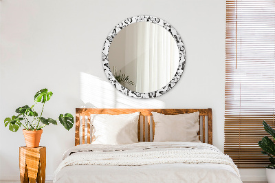 Miroir rond imprimé Papillon