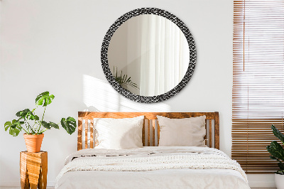 Miroir rond avec décoration Gammes orientales