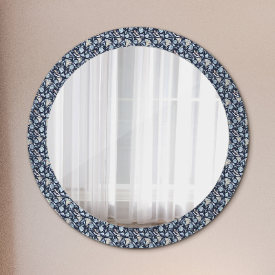 Miroir rond avec décoration Motif bohème