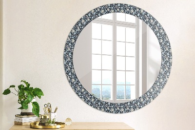 Miroir rond avec décoration Motif bohème