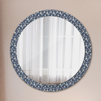 Miroir rond avec décoration Motif bohème