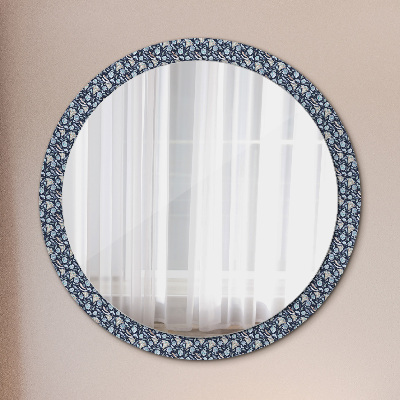 Miroir rond avec décoration Motif bohème