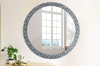 Miroir rond avec décoration Motif bohème