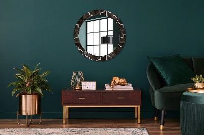 Miroir rond avec décoration Carreaux anciens