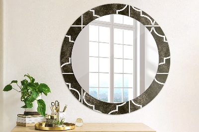 Miroir rond avec décoration Carreaux anciens